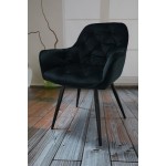 Fotel Dankor Design ARTEN welur czarny