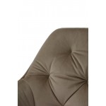 Fotel Dankor Design ARTEN welur beżowy