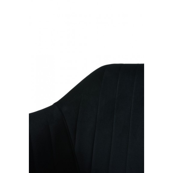 Fotel Dankor Design PIK X czarny WELUR