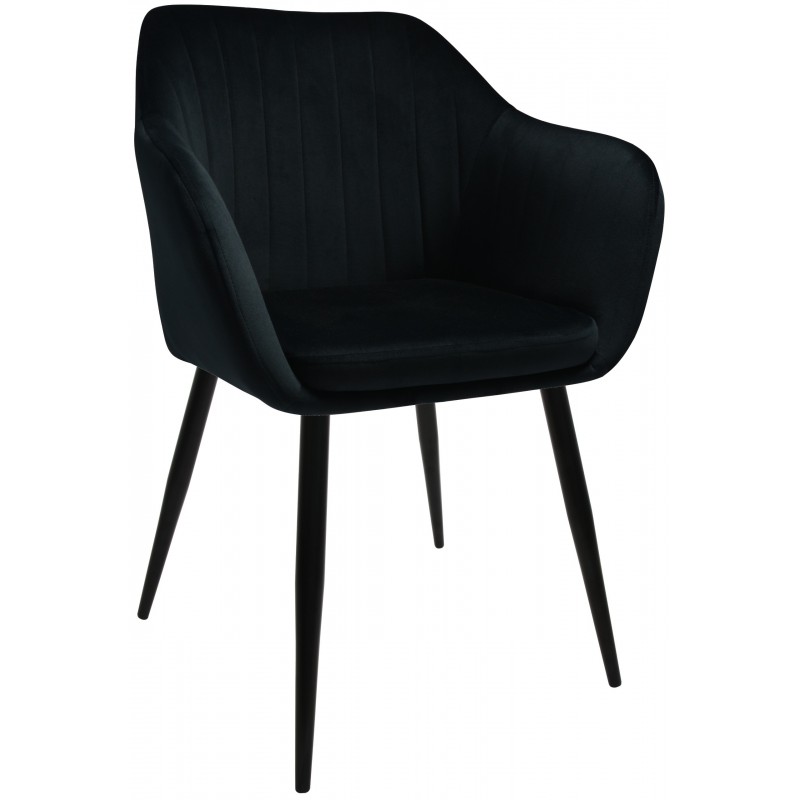 Fotel Dankor Design PIK X czarny WELUR
