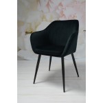 Fotel Dankor Design PIK X czarny WELUR