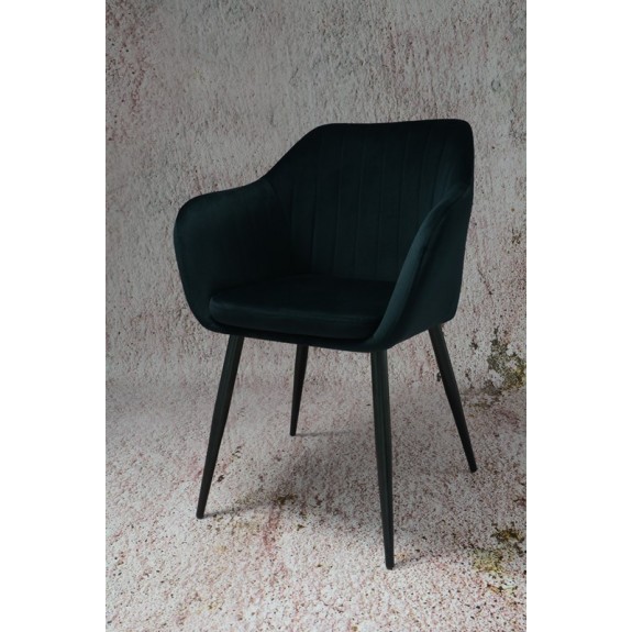 Fotel Dankor Design PIK X czarny WELUR