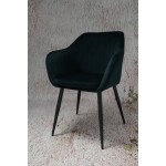 Fotel Dankor Design PIK X czarny WELUR