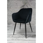 Fotel Dankor Design PIK X czarny WELUR