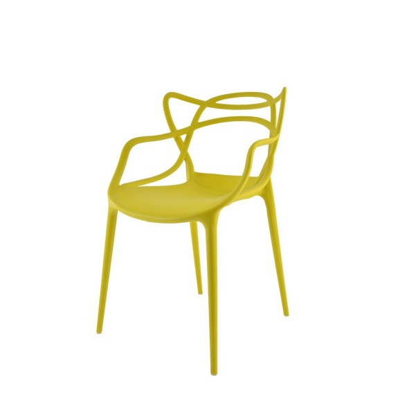 Krzesło Dankor Design Masters oliwka żółta