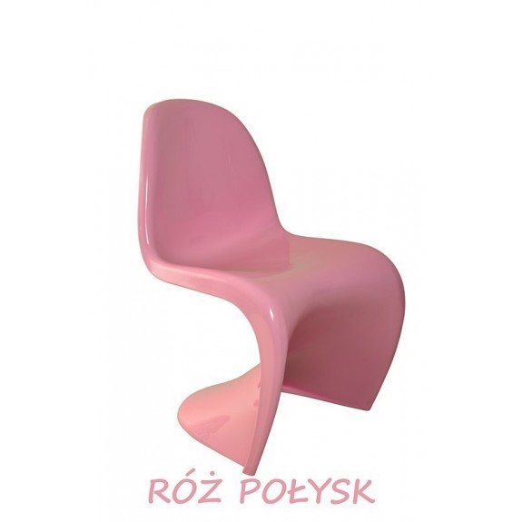 Krzesło Dankor Design Panton różowy POŁYSK