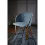 Fotel Dankor Design LIŚĆ niebieski