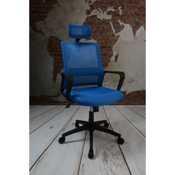 Fotel Dankor Design Rodos  niebieski