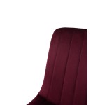 Zestaw Dankor Design stół + 4 szt krzeseł AXA bakłażan