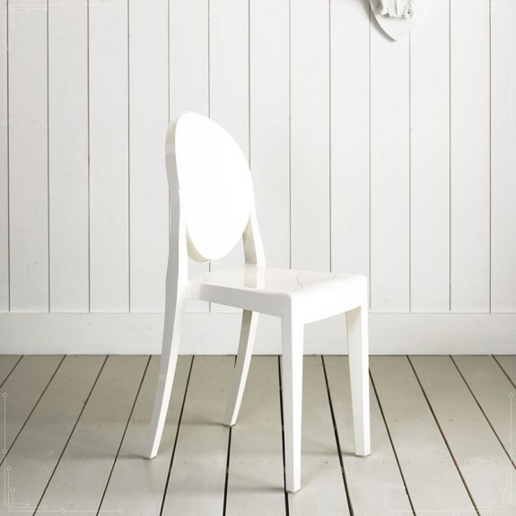 Krzesło Dankor Design Victoria Ghost czarna