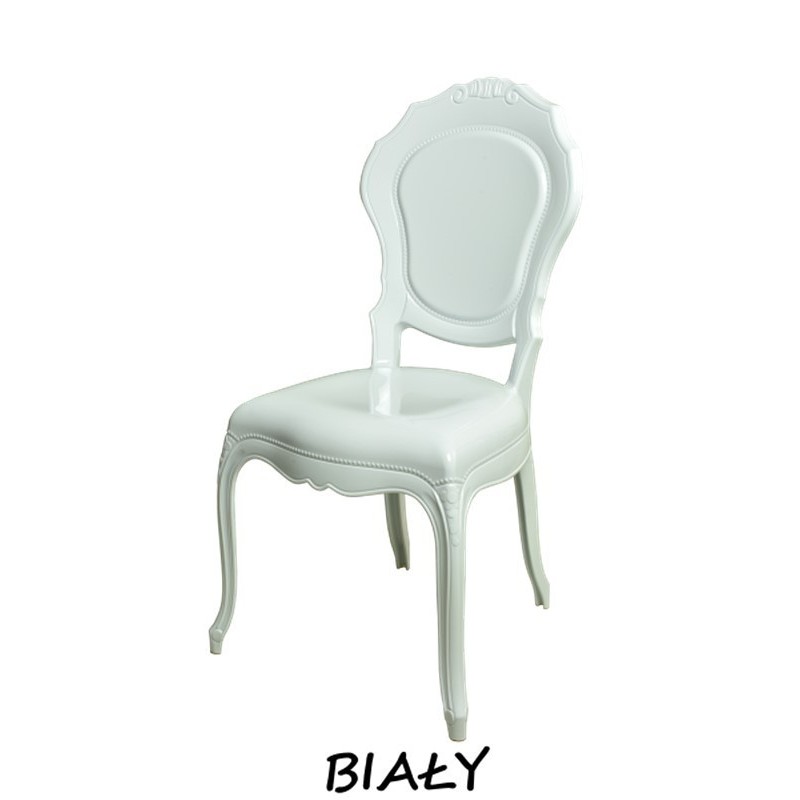 Krzesło Dankor Design GLAMOUR biały