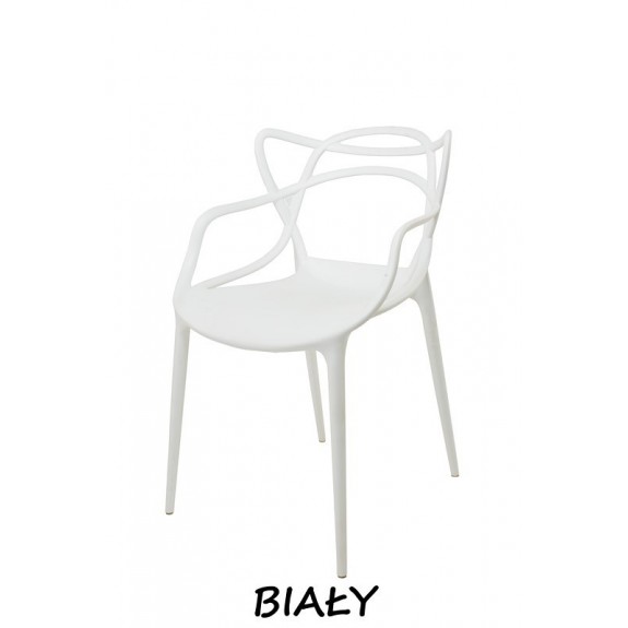Zestaw 4 szt  Krzeseł Dankor Design Masters biały