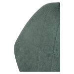 Zestaw 4 szt krzeseł Dankor Design Cleo zielony z rączką nogi czarne