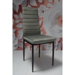 Zestaw 4 szt krzeseł DankorDesign Brand szary welur