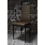 Zestaw 4 szt krzeseł DankorDesign Brand szary khaki