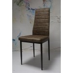 Zestaw 4 szt krzeseł DankorDesign Brand szary khaki