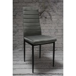 Zestaw 6 szt krzeseł DankorDesign Brand welur szary