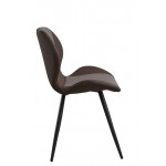 Krzesło Dankor Design  MONT cappuccino nogi szare