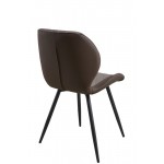 Krzesło Dankor Design  MONT cappuccino nogi szare