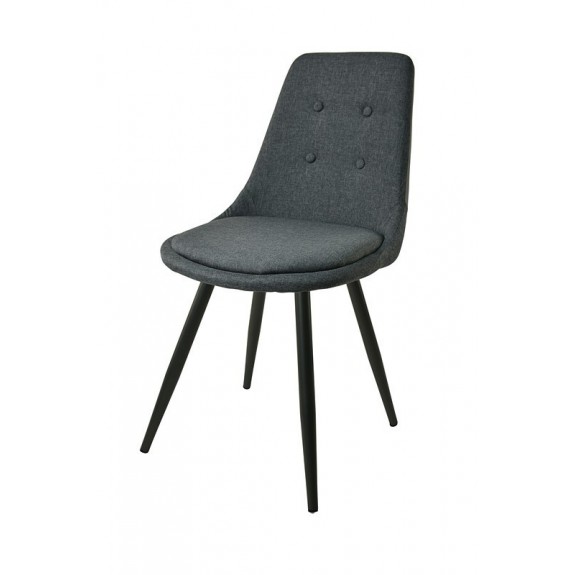 Krzesło Dankor Design MEZI mocny szary nogi grafit