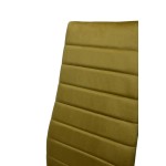 Zestaw 6 szt krzeseł DankorDesign Brand welur złoty