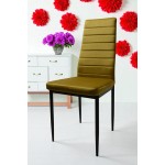 Zestaw 6 szt krzeseł DankorDesign Brand welur złoty