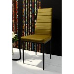 Zestaw 6 szt krzeseł DankorDesign Brand welur złoty