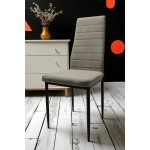 Zestaw 6 szt krzeseł DankorDesign Brand Curio beżowy