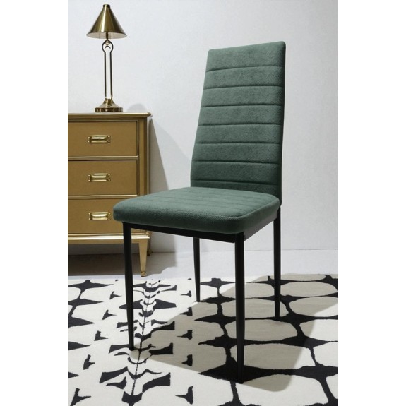 Zestaw 6 szt krzeseł DankorDesign Brand Curio zielony