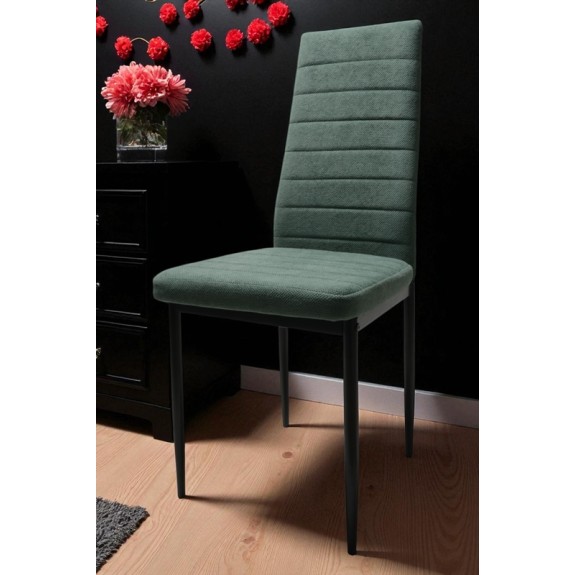 Zestaw 4 szt krzeseł DankorDesign Brand Curio zielony