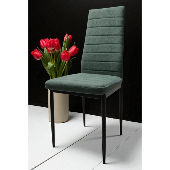 Zestaw 4 szt krzeseł DankorDesign Brand Curio zielony