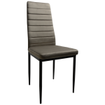 Krzesło DankorDesign Brand welur mleczno szary
