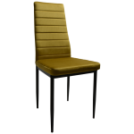 Krzesło DankorDesign Brand welur złoty
