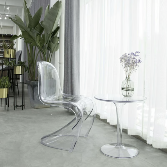 Krzesło Dankor Design Panton transparentny czysty