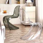Krzesło Dankor Design Panton transparentny dymiony