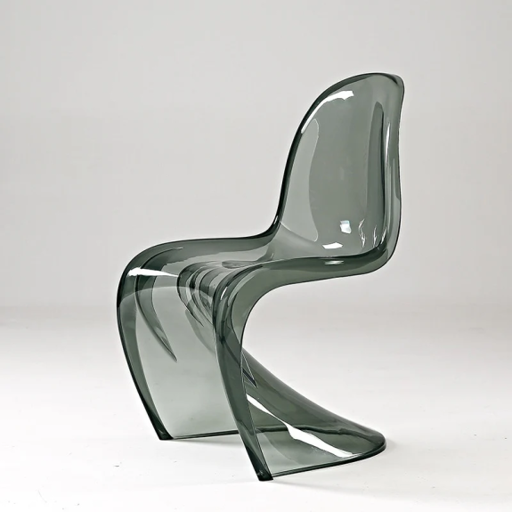 Krzesło Dankor Design Panton transparentny dymiony