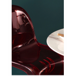 Krzesło Dankor Design Panton transparentny czerwony