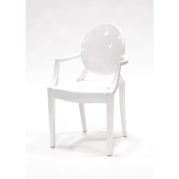 Białe Krzesło Louis Ghost - Ikona Designu z Poliwęglanu