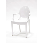 Białe Krzesło Louis Ghost - Ikona Designu z Poliwęglanu