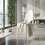 Krzesło Dankor Design Victoria Białe Poliwęglan Ghost Chair