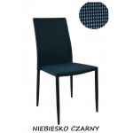 Krzesło Dankor Design RUBIN niebiesko czarny